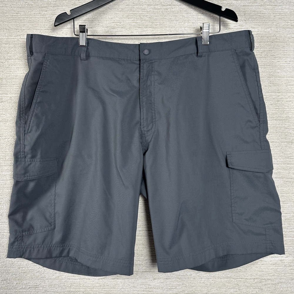 Nike Golf Dri Fit Shorts Mens 42 Gray Cargo Performance Lightweight Casual